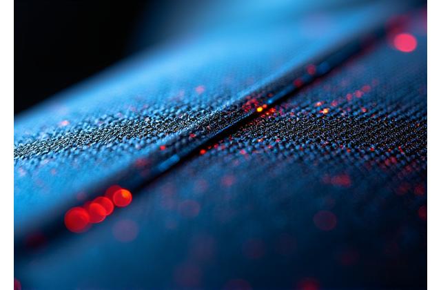 高性能スポーツ用品に使用されているAri Powerの独自のテクノロジーの詳細なクローズアップショット